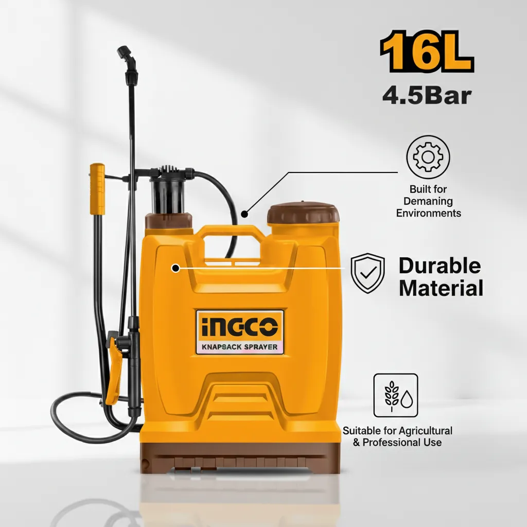 💥Drop price: GH₵ 300 only!💥INGCO 16L Professional Knapsack Sprayer – Maximum Capacity, Maximum Performance – Maximum Capacity, Maximum Performance