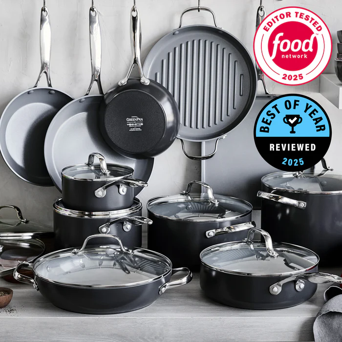 Valencia Pro Ceramic Nonstick 19-Piece Cookware Set