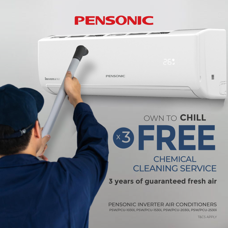 [ OWN TO CHILL ] Pensonic Inverter Air Conditioners 2.5HP |PSW/PCU-2530i