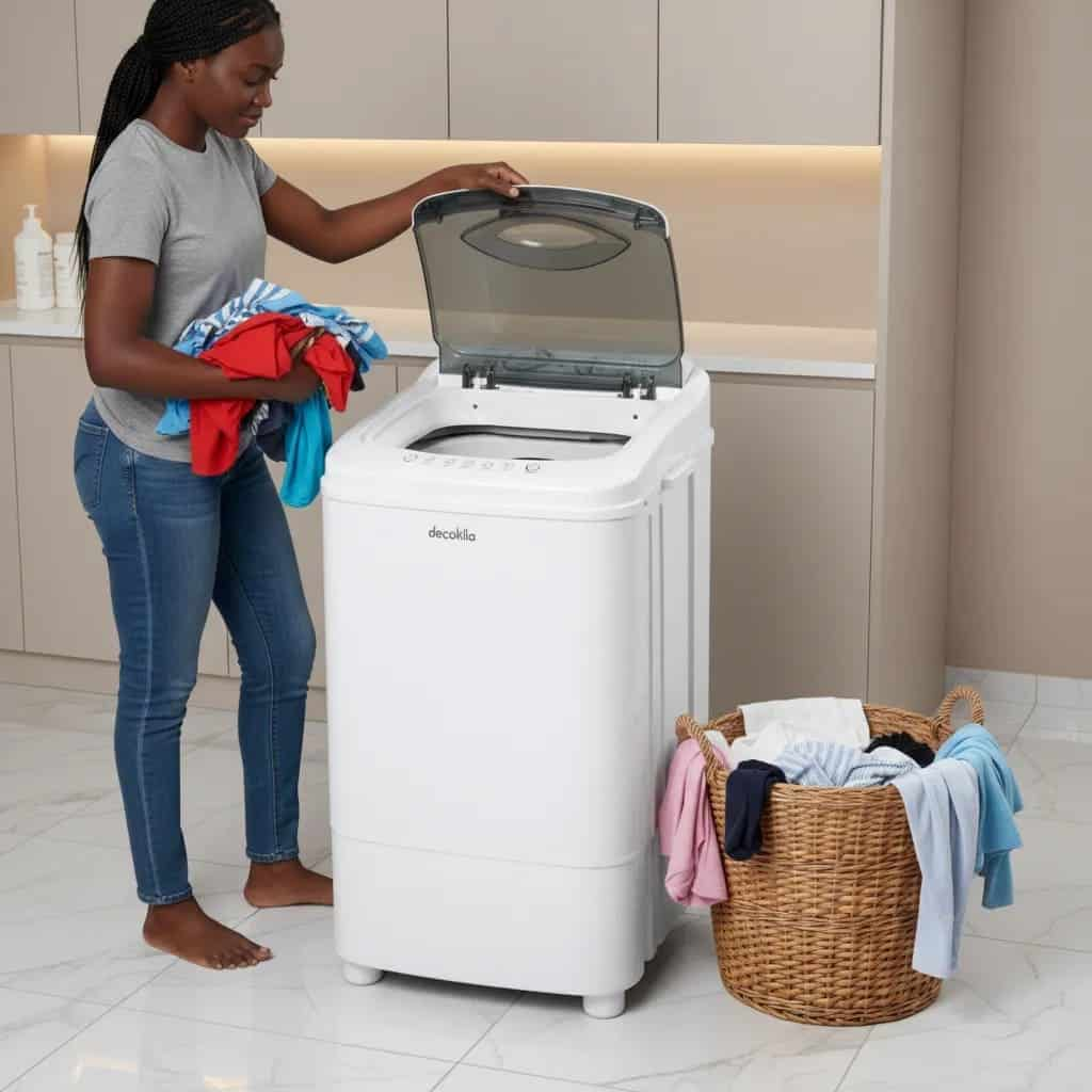 💥Drop price: GH₵ 359 only!💥Decakila 7Kg Compact Single Tub Washing Machine – Efficient & Space-Saving for Small Homes