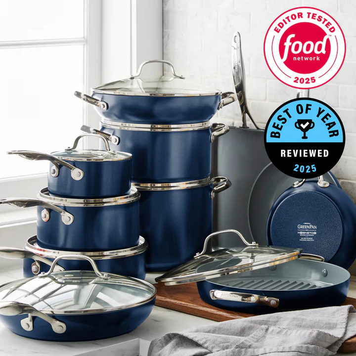 Valencia Pro Ceramic Nonstick 19-Piece Cookware Set