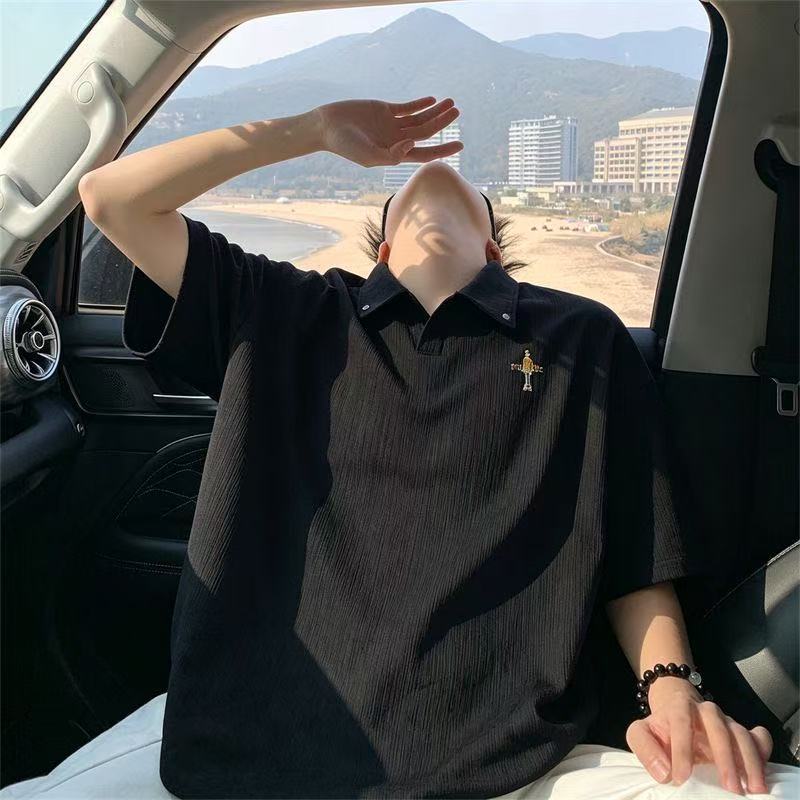 Minimalist Relaxed Fit Polo Shirt – Soft Breathable Everyday Essential