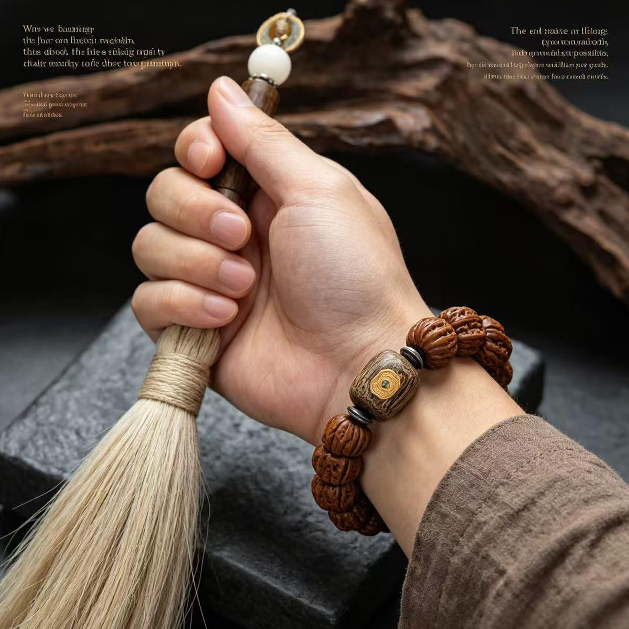 Handcrafted Taoist Energy Bracelet – Custom Spiritual Protection & Personal Blessing