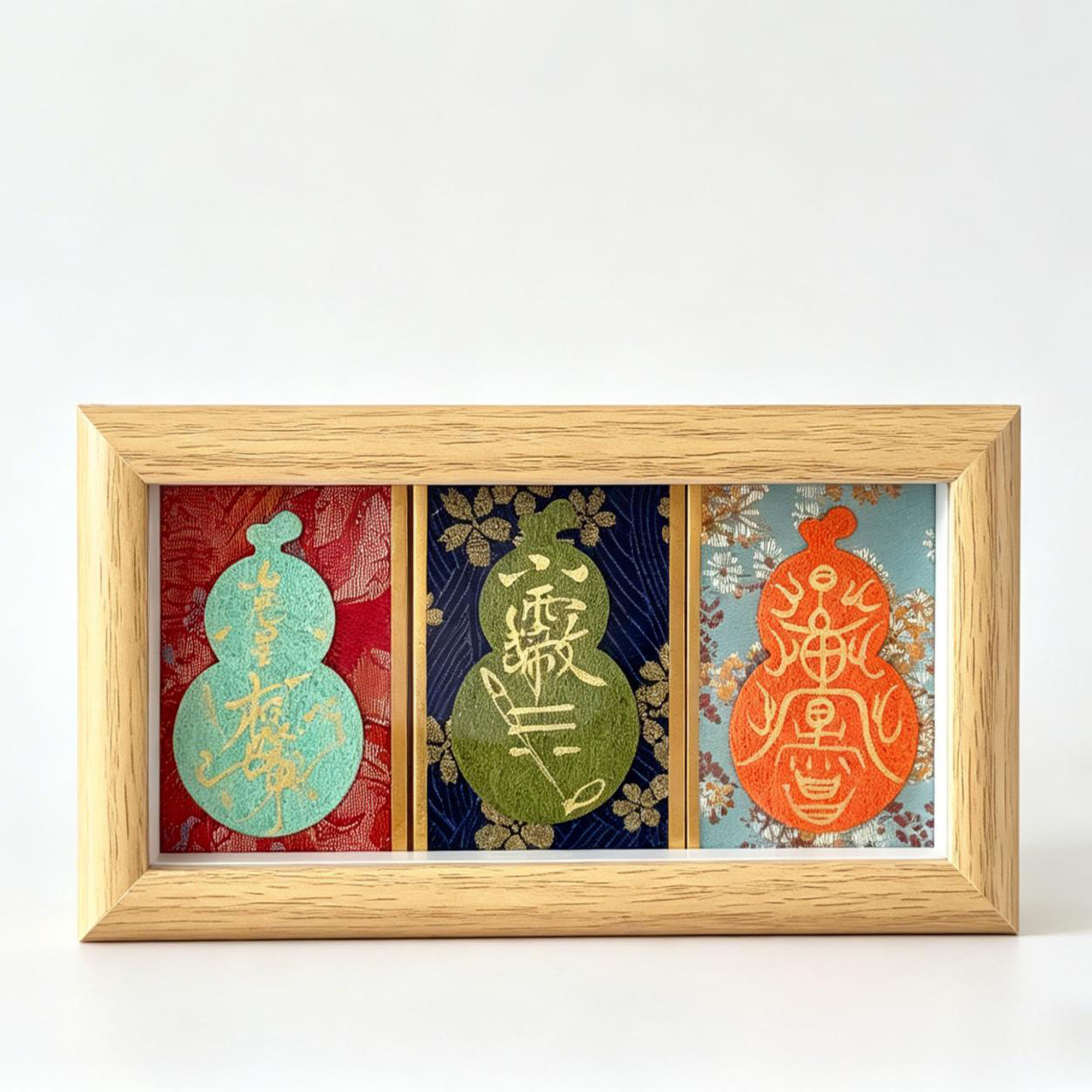 Hand-Painted Chinese Art Frame | Custom Oriental Wall Decor