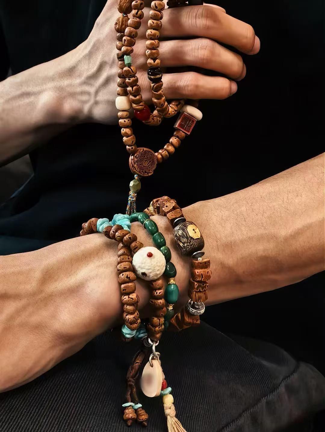 Taoist Custom Energy Bracelet Set – Nine-Tailed Spirit Fox · Protection · Fortune · Aura Enhancement