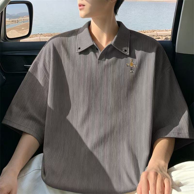 Minimalist Relaxed Fit Polo Shirt – Soft Breathable Everyday Essential
