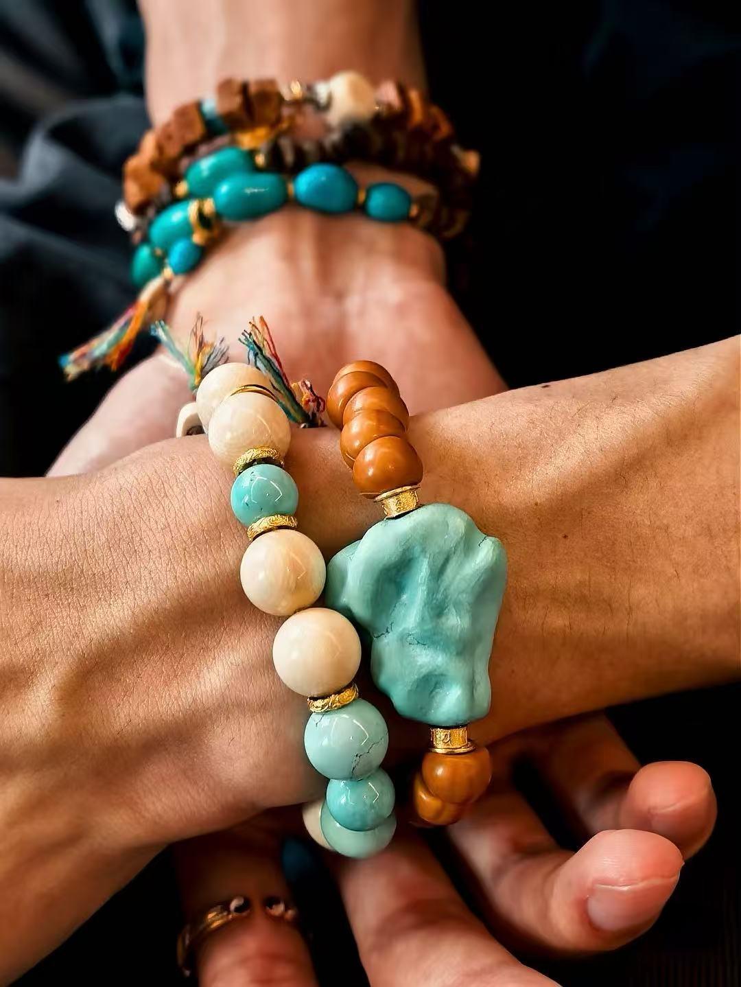 Taoist Custom Energy Bracelet Set – Nine-Tailed Spirit Fox · Protection · Fortune · Aura Enhancement