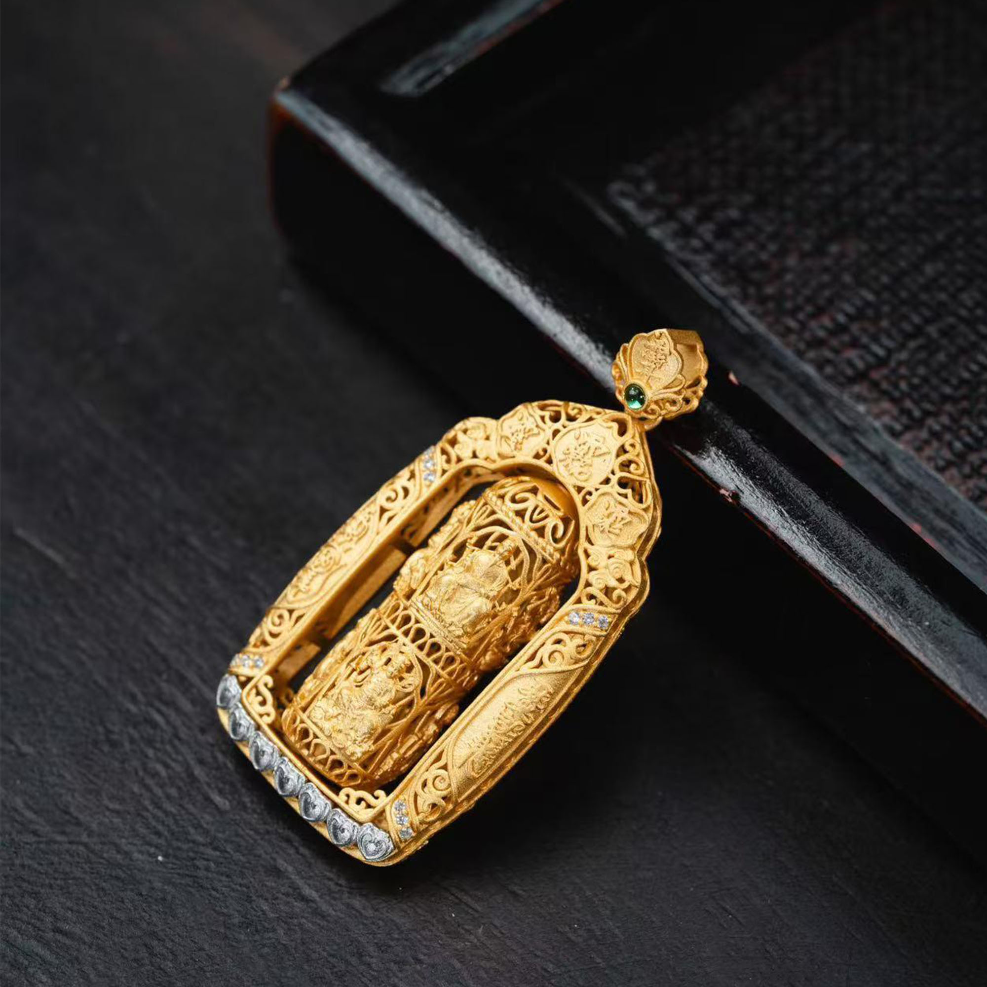 Handcrafted Rotating Taoist Fortune Pendant