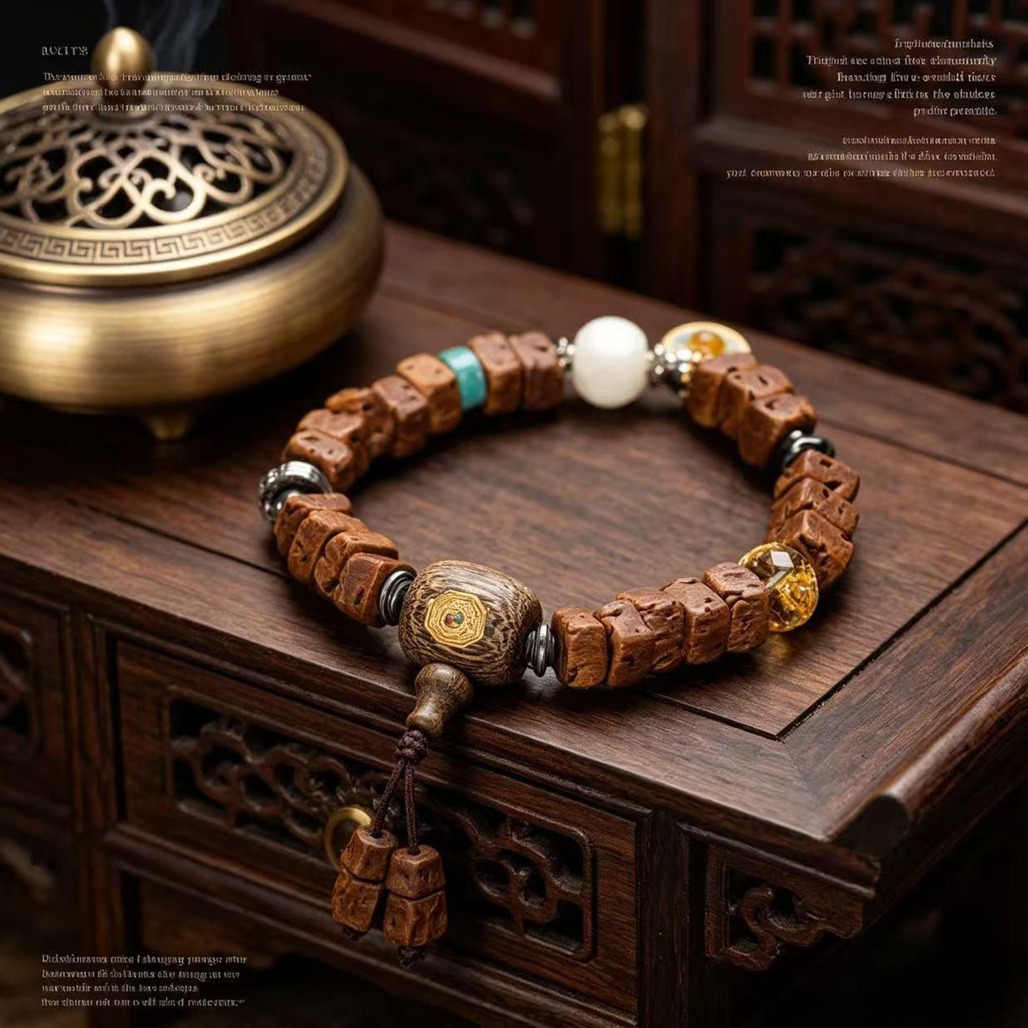 Handcrafted Taoist Energy Bracelet – Custom Spiritual Protection & Personal Blessing