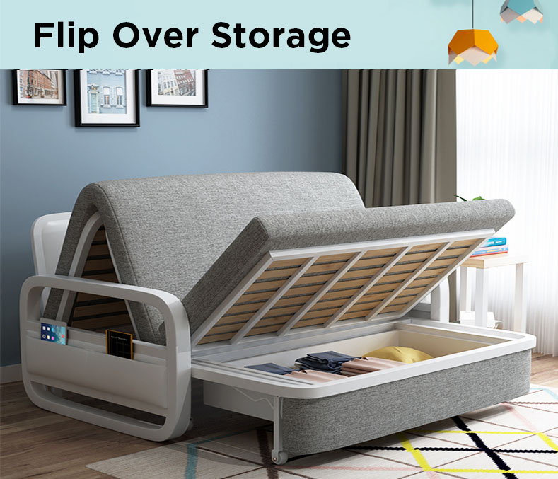 【Last Day!! Buy 1 Get 1 Free】2in1 Multifunctional Folding Sofa Bed