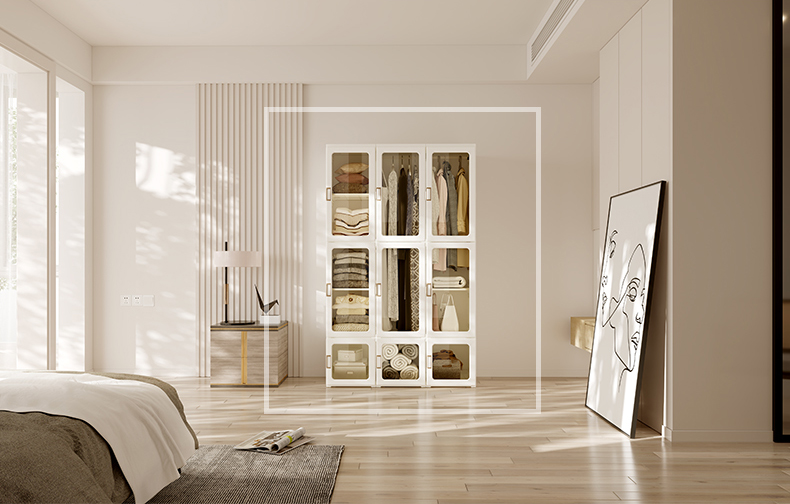 ⏰DÉSTOCKAGE !⏰Armoires de rangement modernes pliables et multifonctionnelles