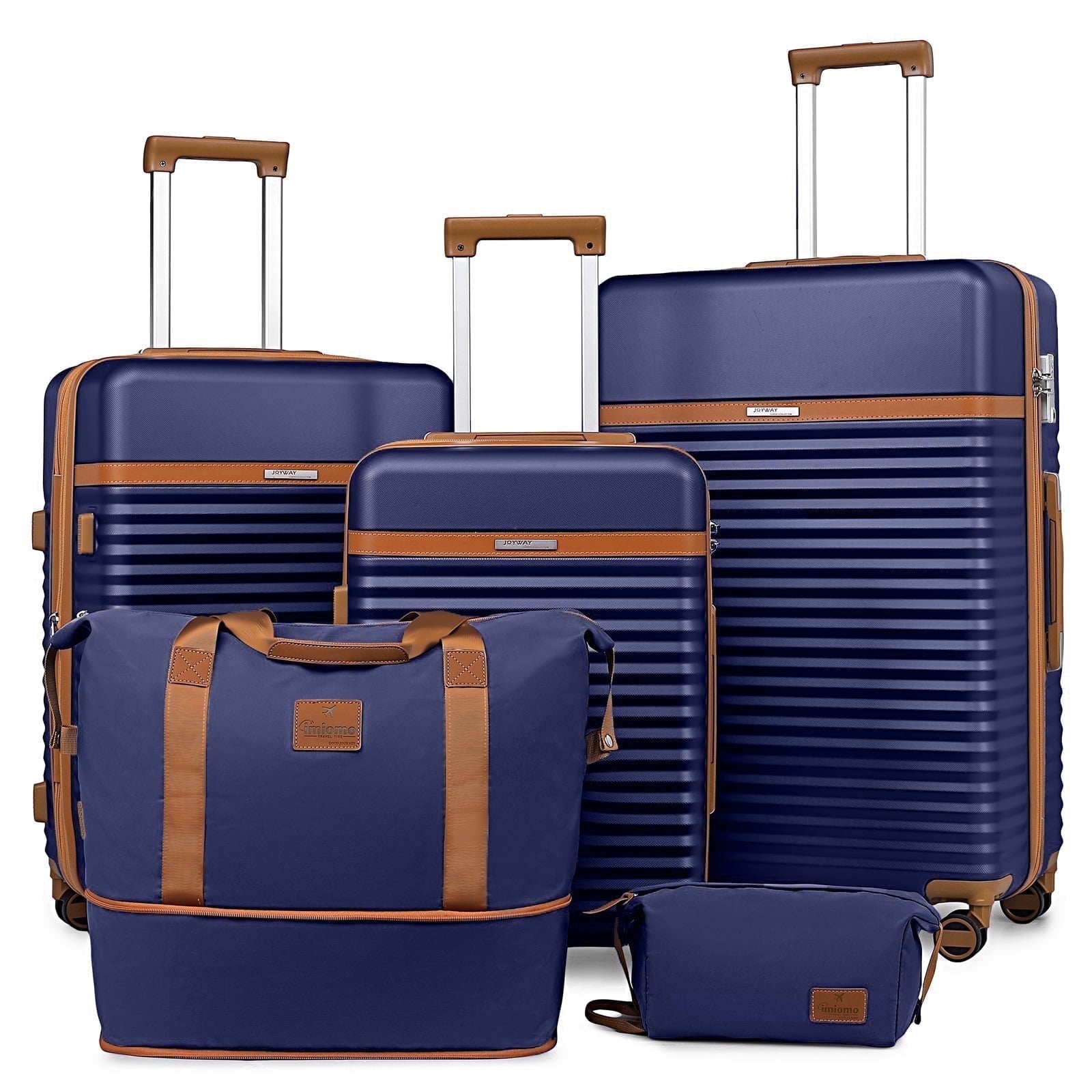 Joyway - 5-Piece Luggage Sets ABS Hardside Spinner Luggage -(Expandable Suitcase20