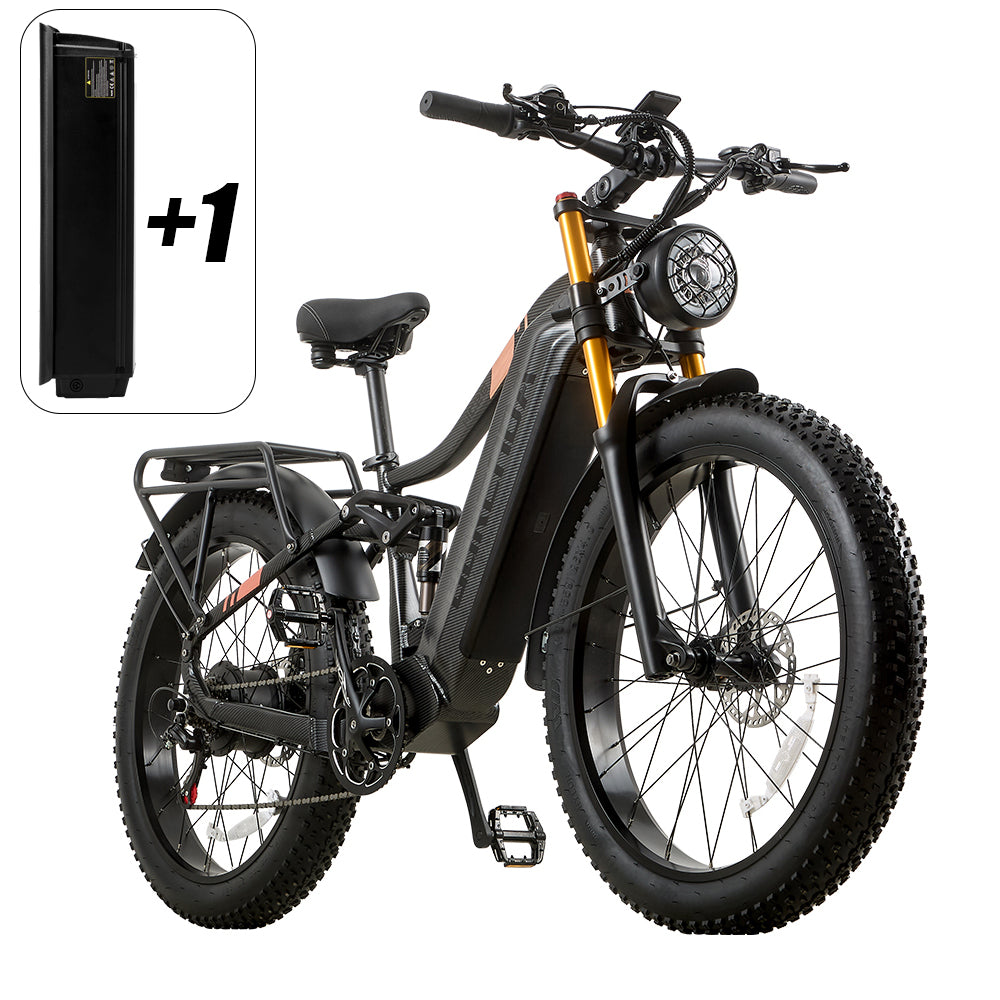 💥HC26 AWD | Dual Motors Long Range Mountain eBike