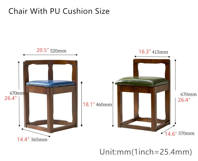 ⏰Solid Wood Nesting Modern Space-Saving Dining Table & Chair Set