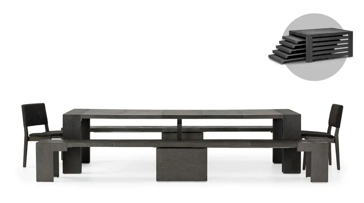 🔥Last Day Amazon Clearance! ✨Super versatile extendable 6-in-1 Dining Table