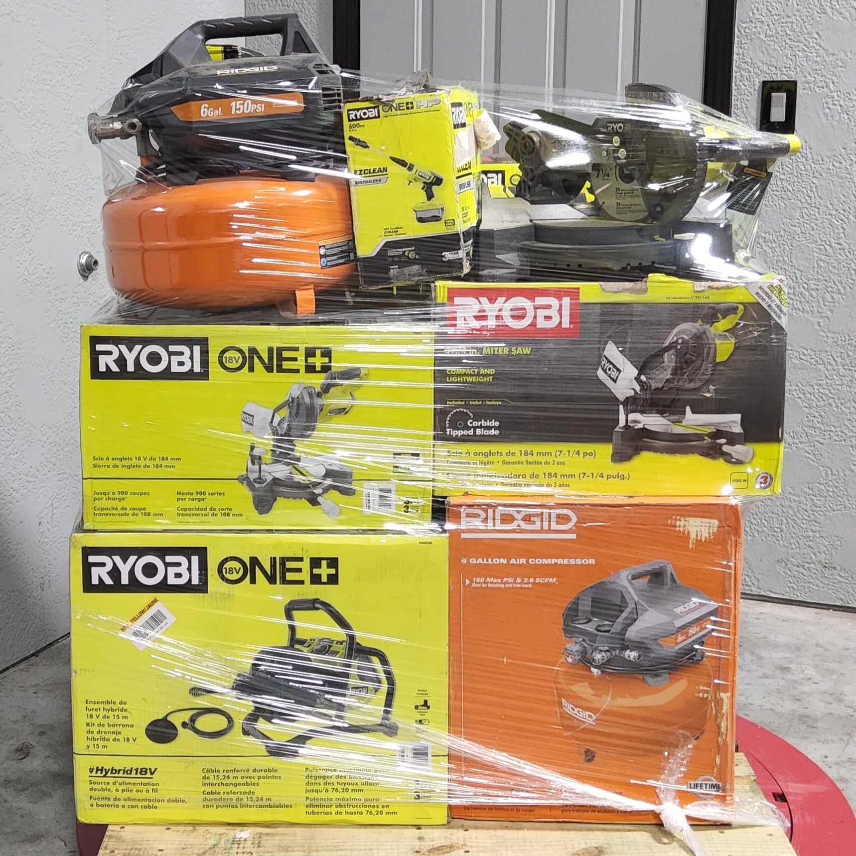 🧰Last day to reduce price!⏳  MIXED TOOLS PALLET – LOT ID: 251035 – Untested Customer Return