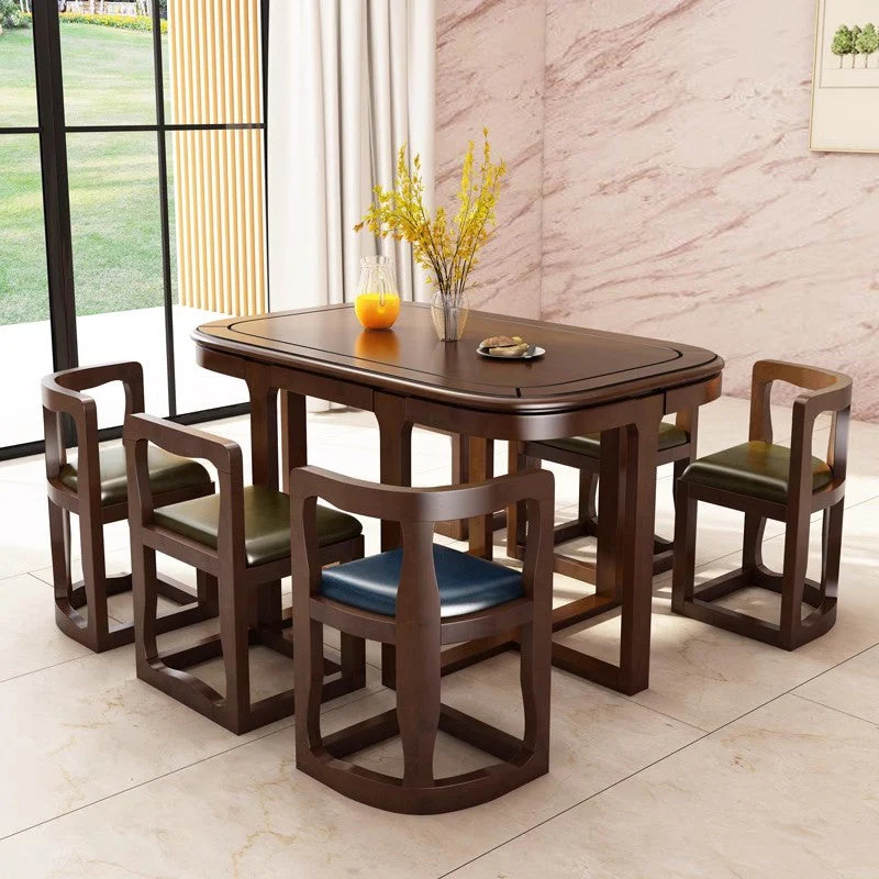 ⏰Solid Wood Nesting Modern Space-Saving Dining Table & Chair Set
