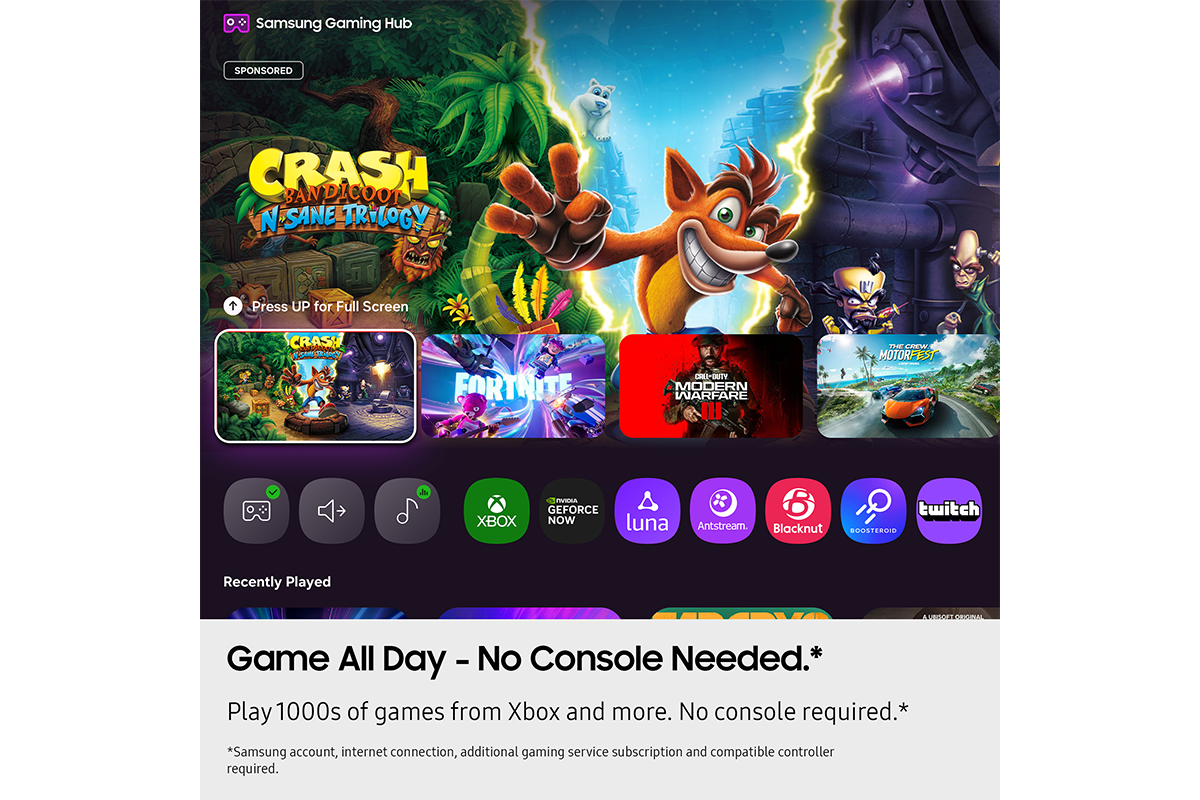 Samsung Inch Crystal UHD U8000F Smart TV