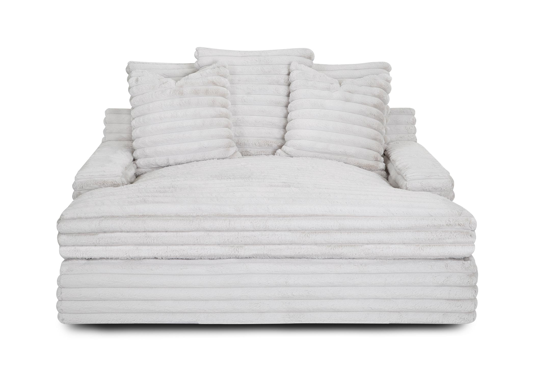 ⭐⭐⭐⭐⭐【Last Day Specials】Grand Home Theatre Chaise Lounge w/ Dual USB Charging Ports in Cloud Dove ,On-site assembly within three days！