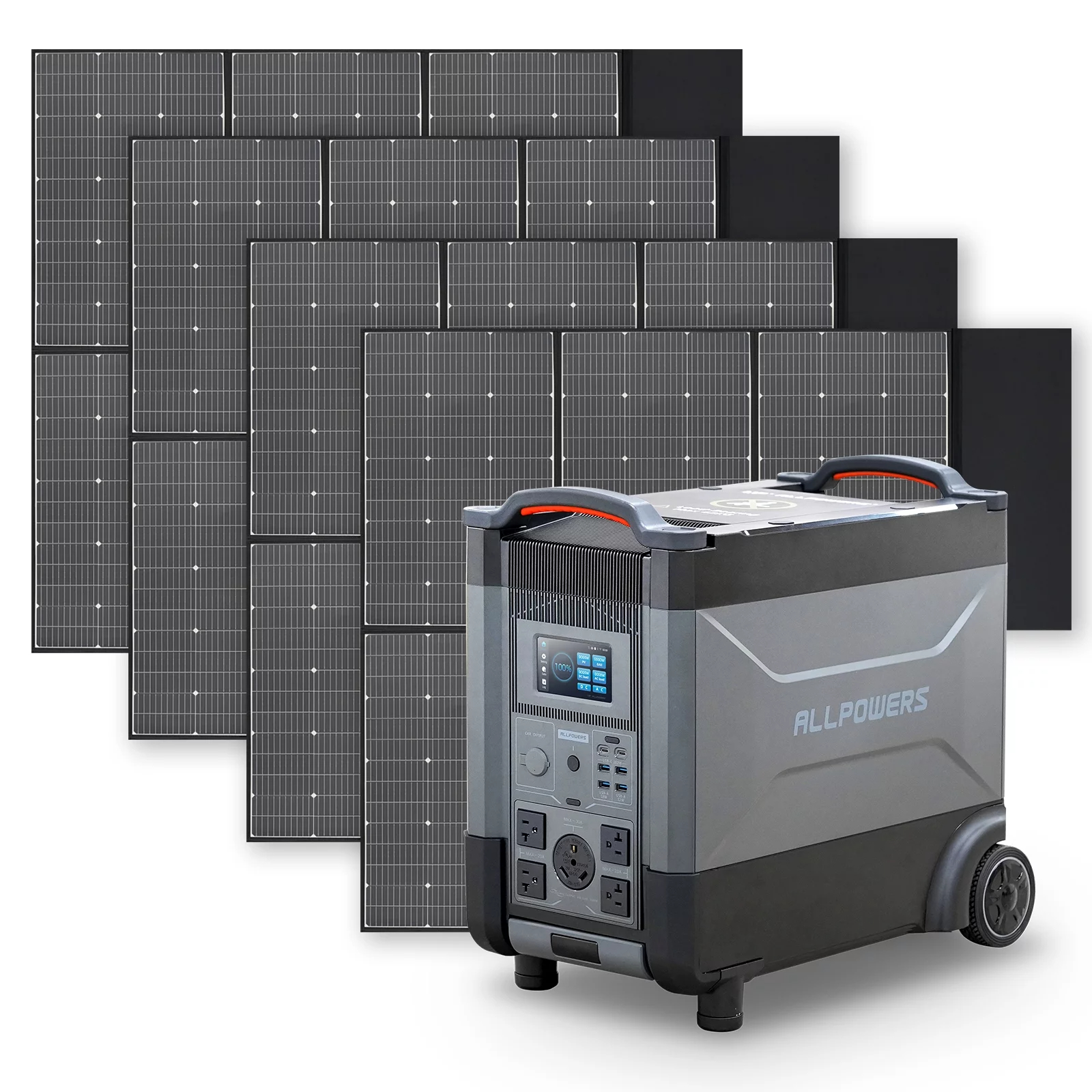 💥Clearance Sale🔥 ALLPOWERS R4000 Portable Solar Generator Kit