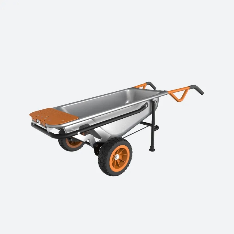 🔥Last Day Offer🔥Aerocart 8-in-1 Yard Cart / Wheelbarrow / Dolly！Pulling soil and wood, super practical!