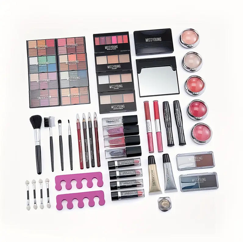 【Buy 1 Get 1 Free】Professional Multifunctional Makeup Set, 106pcs Makeup Tools Eyeshadow Lipstick Mascara Lip Liner Makeup Brush Makeup Artist Makeup Gift Box