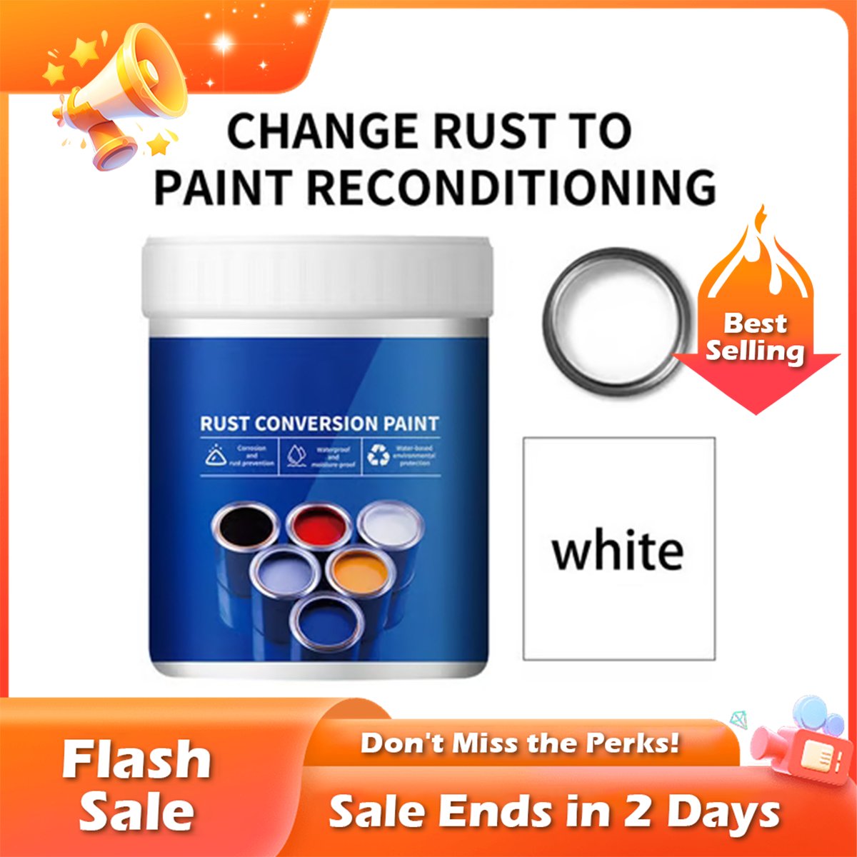 48% OFF 🏆Flash Sale⚡ 50K+ SOLD! Almost Gone-💥🎁🔥2025 New Arrival 🔥Waterproof Rust Remover😮Solve fading, leaking, peeling and rusting
