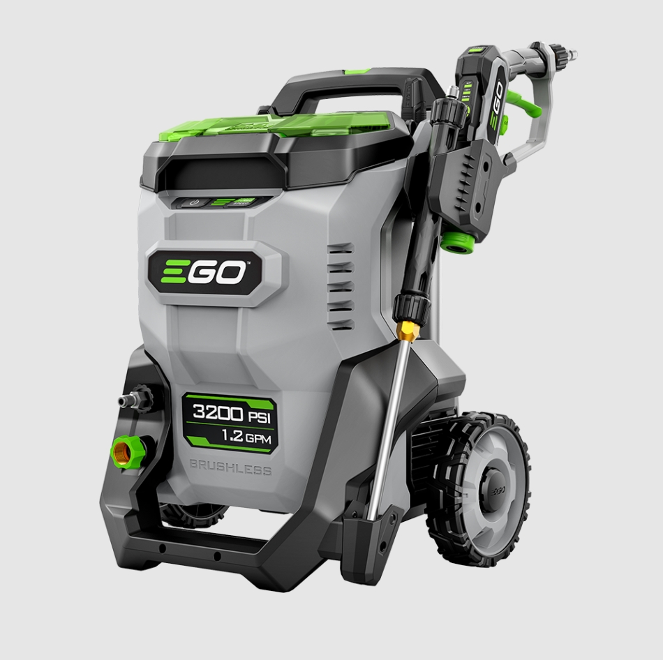🎉【Mid-year sale - 90% off】EGO POWER+ Electric Pressure Washer, 3200 PSI Power Washer, Includes (2) 56V 6.0Ah Batteries and Charger