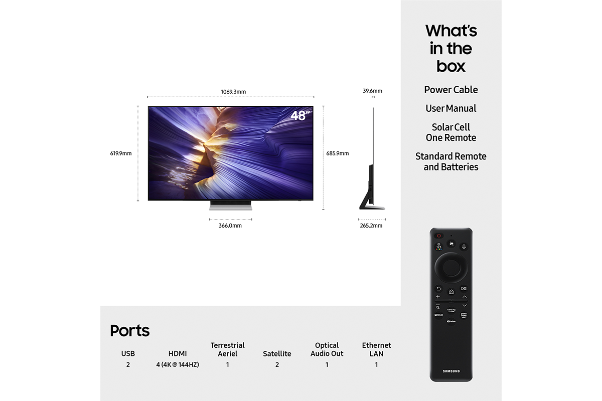 Samsung OLED Inch S90F AI Smart TV