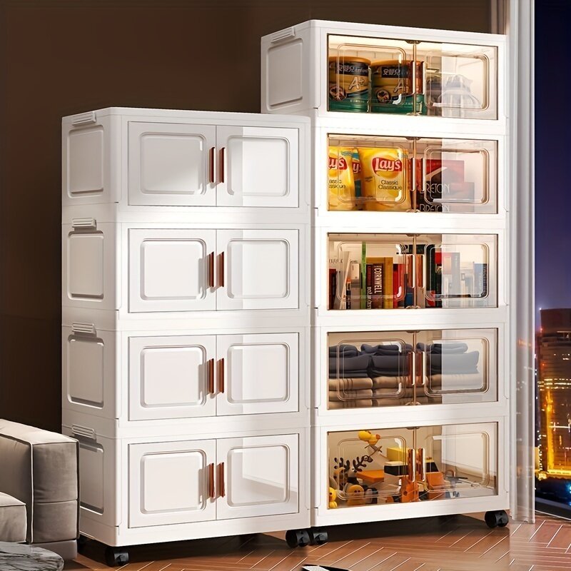 🔥【Buy 1 get 1 free, today only!】🔥Waterproof folding storage cabinet, multi-layer storage, DIY combinati👇