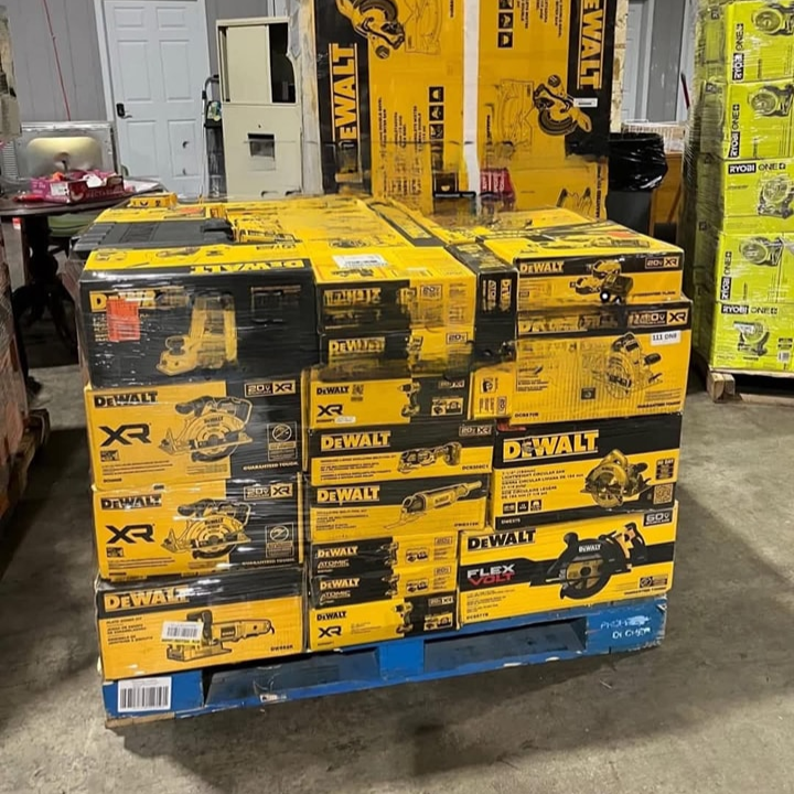 🧰Last day to reduce price!⏳  MIXED TOOLS PALLET – LOT ID: 251035 – Untested Customer Return
