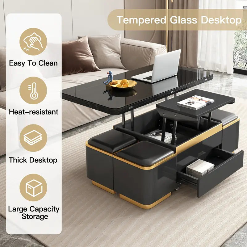 💥【Factory direct sales, buy 1 get 1 free】Multifunctional coffee table
