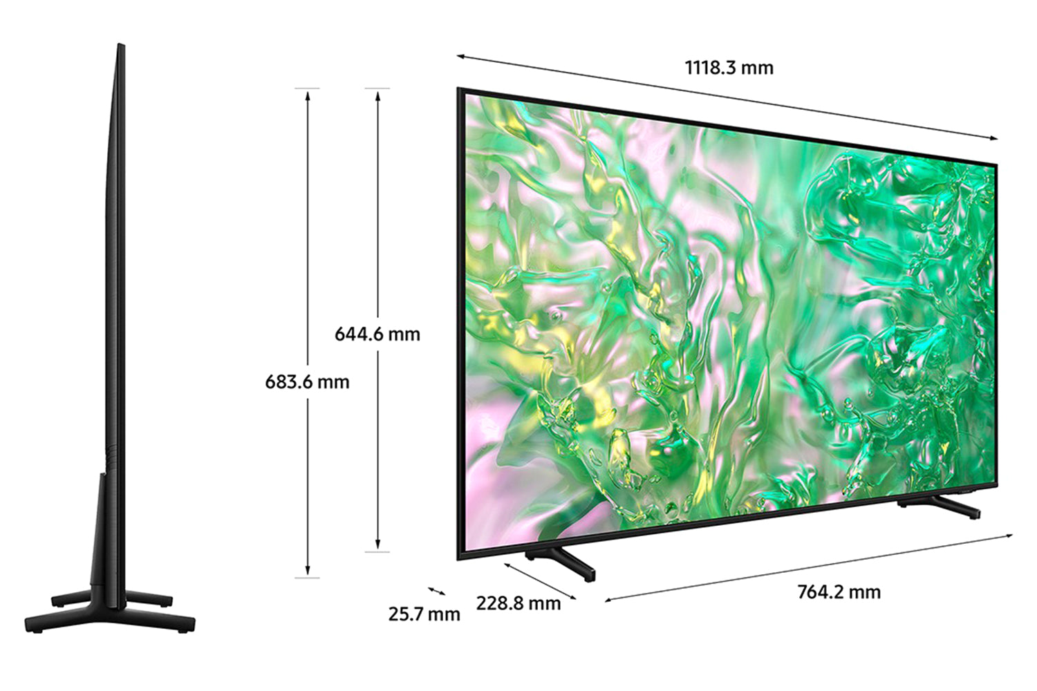 Samsung DU8070 50 Crystal UHD 4K HDR Smart TV (2024) | UE50DU8070UXXU