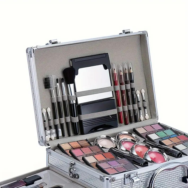 【Buy 1 Get 1 Free】Professional Multifunctional Makeup Set, 106pcs Makeup Tools Eyeshadow Lipstick Mascara Lip Liner Makeup Brush Makeup Artist Makeup Gift Box
