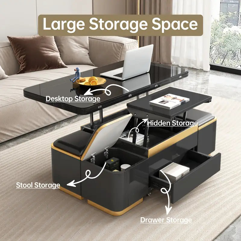 💥【Factory direct sales, buy 1 get 1 free】Multifunctional coffee table