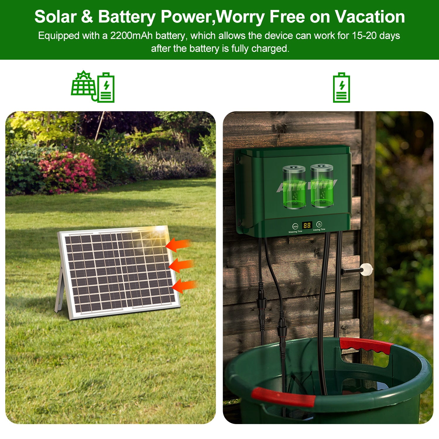🔥【Buy 1 Get 10 Free】Solar-Powered Drip Irrigation Kit for Effortless Gardening | Multi-Timing Modes | Supporting farm irrigation⭐⭐⭐⭐⭐