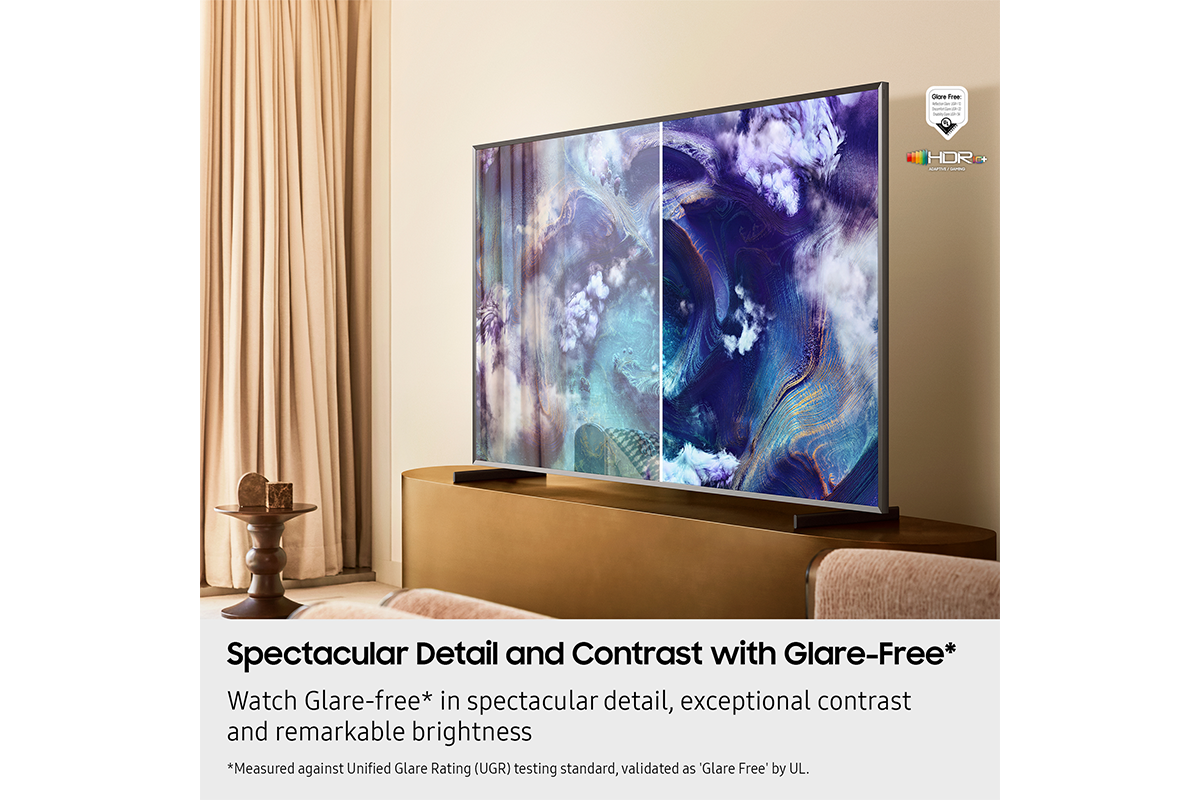 Samsung 50 Inch Neo QLED 4K with Mini LED QN90F Glare Free AI Smart TV