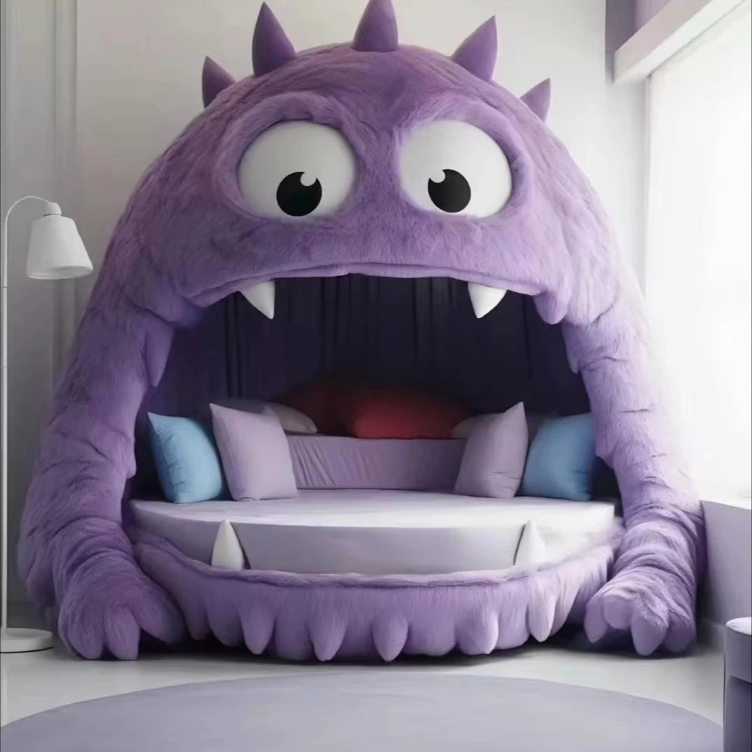 Giant Monster Cozy Plush Oversized Bed