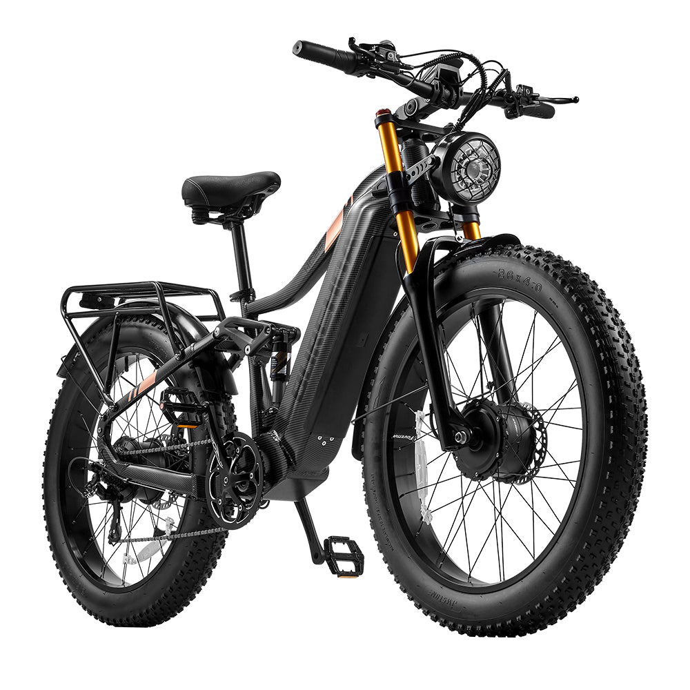 💥HC26 AWD | Dual Motors Long Range Mountain eBike