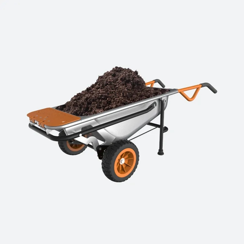 🔥Last Day Offer🔥Aerocart 8-in-1 Yard Cart / Wheelbarrow / Dolly！Pulling soil and wood, super practical!