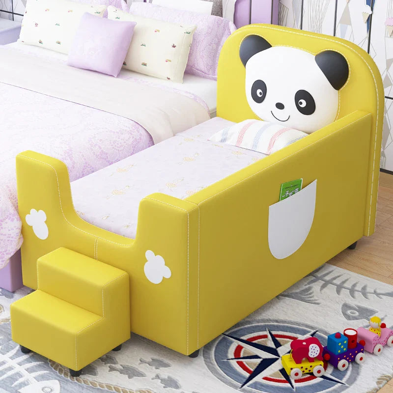 Cute Panda Easy Access Bedside Toddler Bed