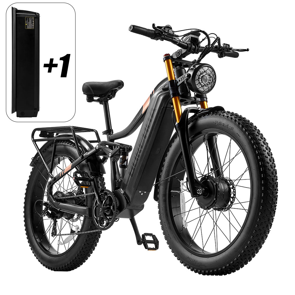 💥HC26 AWD | Dual Motors Long Range Mountain eBike