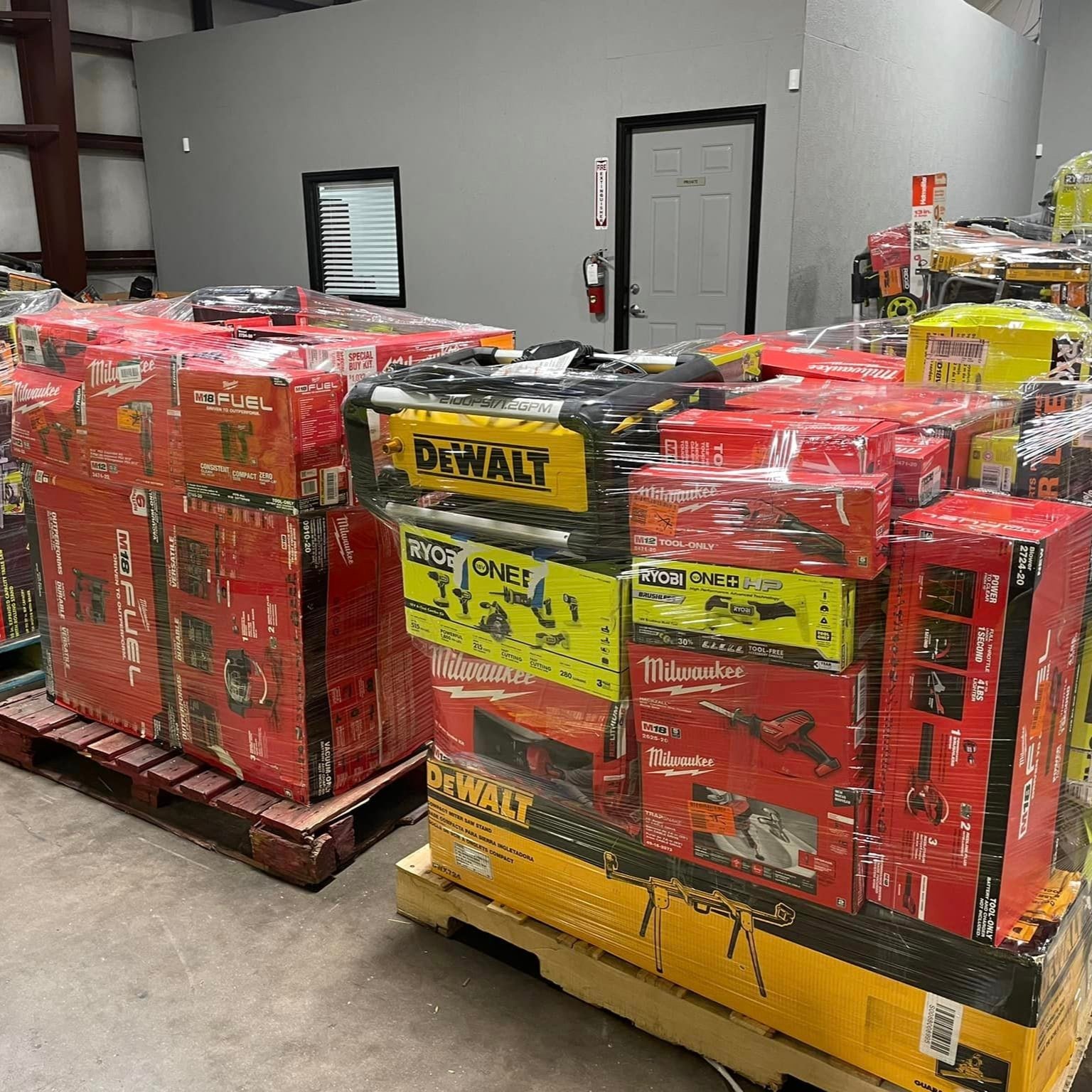 🧰Last day to reduce price!⏳  MIXED TOOLS PALLET – LOT ID: 251035 – Untested Customer Return