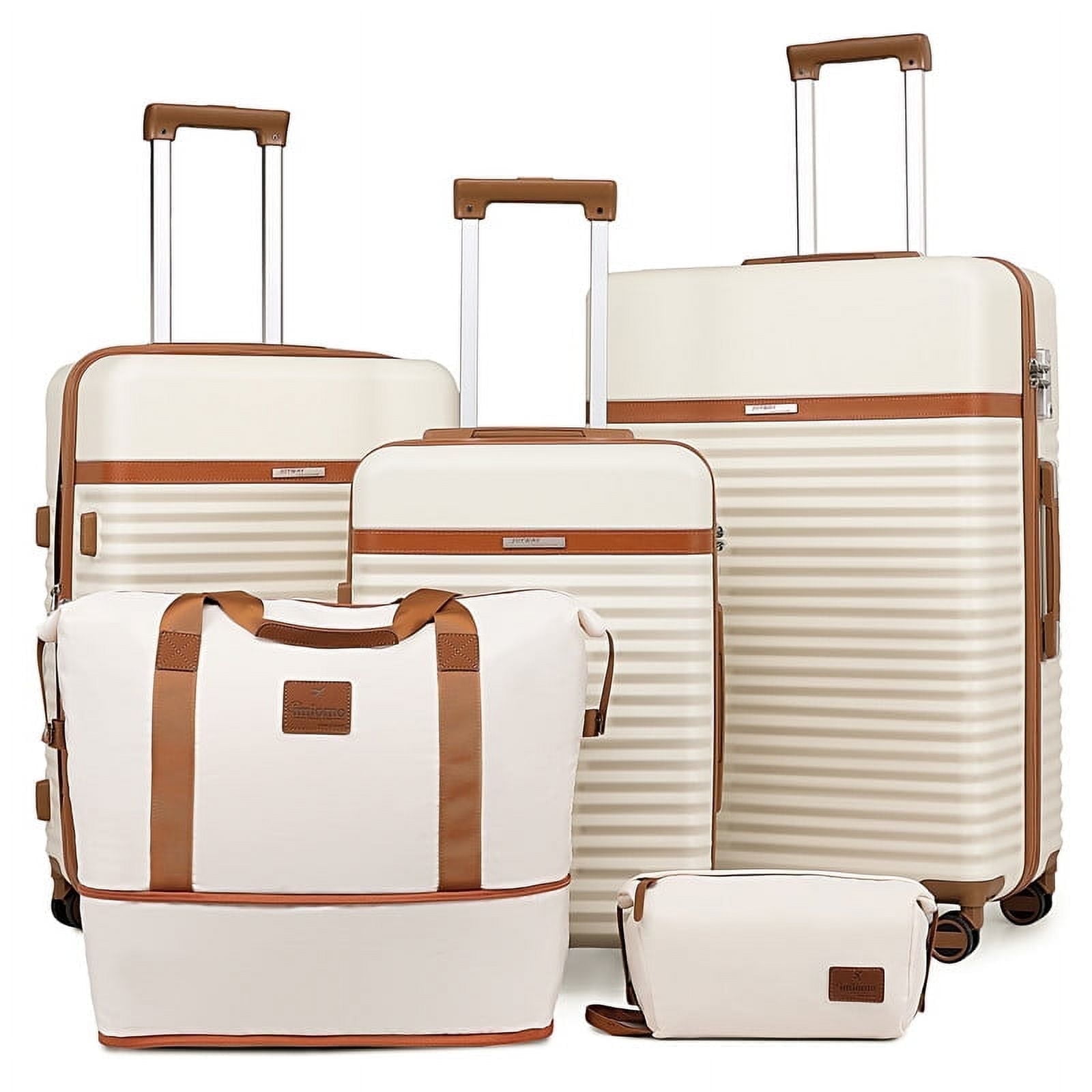 Joyway - 5-Piece Luggage Sets ABS Hardside Spinner Luggage -(Expandable Suitcase20