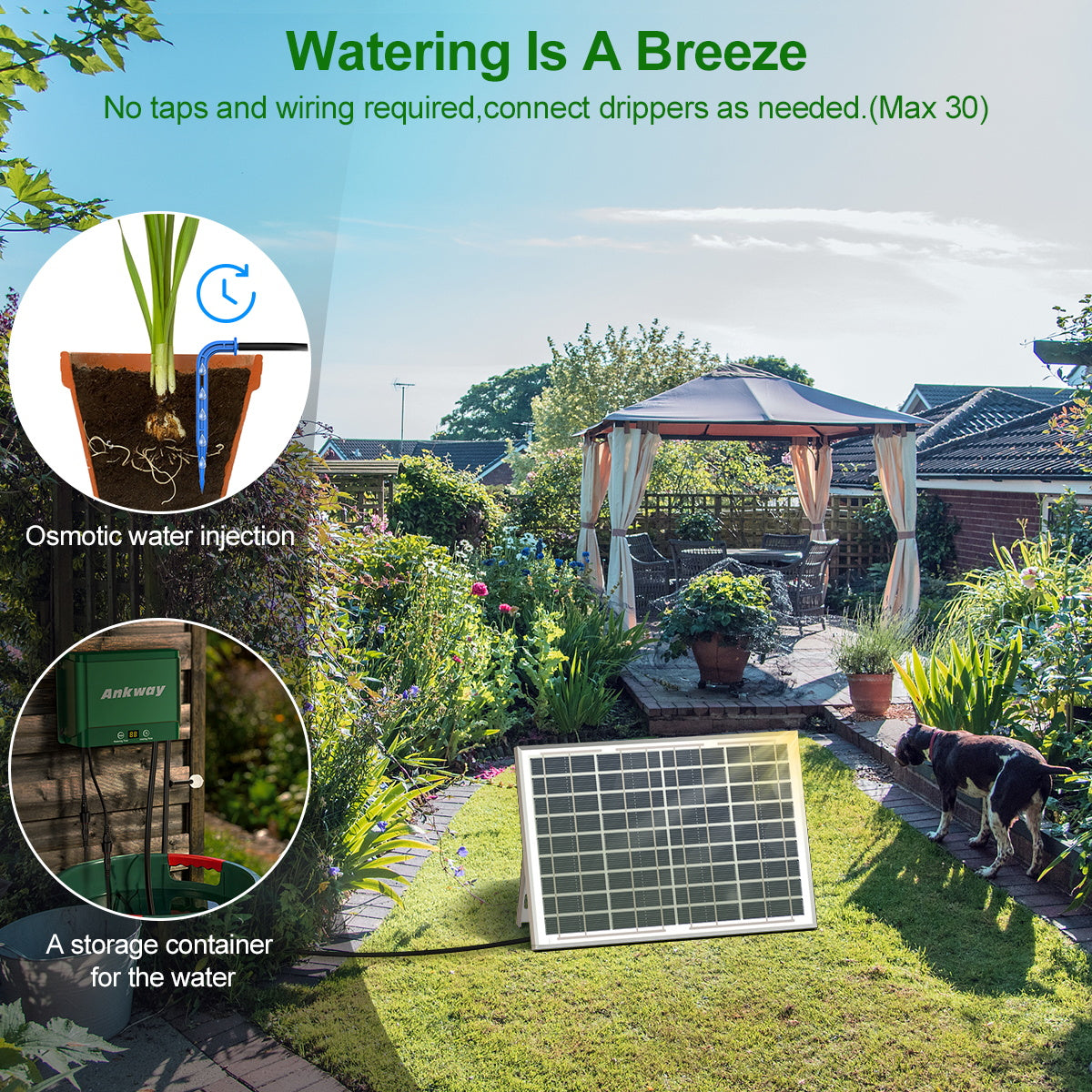 🔥【Buy 1 Get 10 Free】Solar-Powered Drip Irrigation Kit for Effortless Gardening | Multi-Timing Modes | Supporting farm irrigation⭐⭐⭐⭐⭐