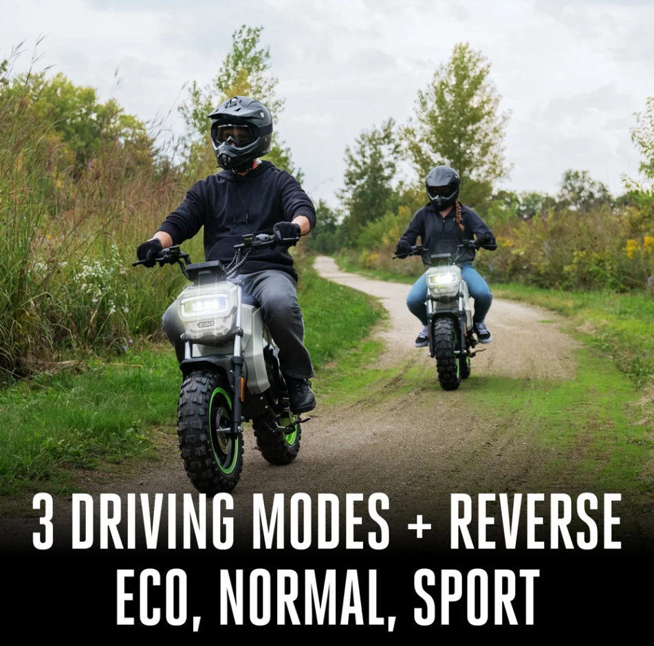 🎉【Mid-year sale - 90% off】EGO POWER+ Battery Powered Electric Mini Bike, 28 MPH, Includes (2) 56V 7.5Ah Batteries and Charger - MB1005-2