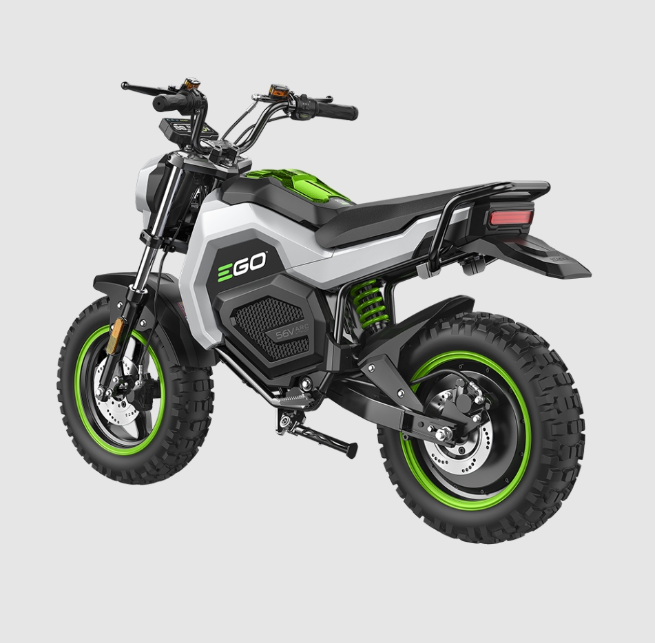 🎉【Mid-year sale - 90% off】EGO POWER+ Battery Powered Electric Mini Bike, 28 MPH, Includes (2) 56V 7.5Ah Batteries and Charger - MB1005-2