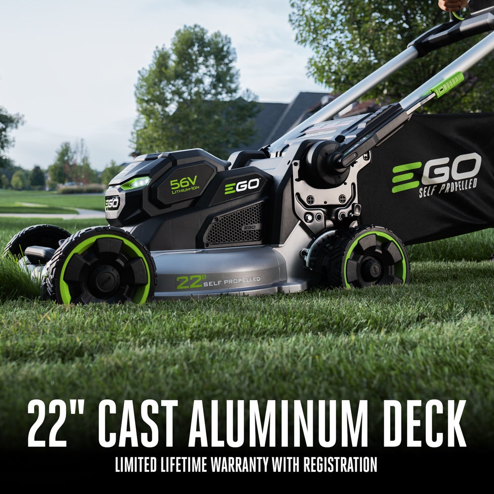 🎉【Mid-year sale - 90% off】EGO POWER+ Electric Lawn Mower, Self-Propelled Cordless with 22" Aluminum Deck, Select Cut and Touch Drive, Includes 56V 10.0Ah Battery and Charger