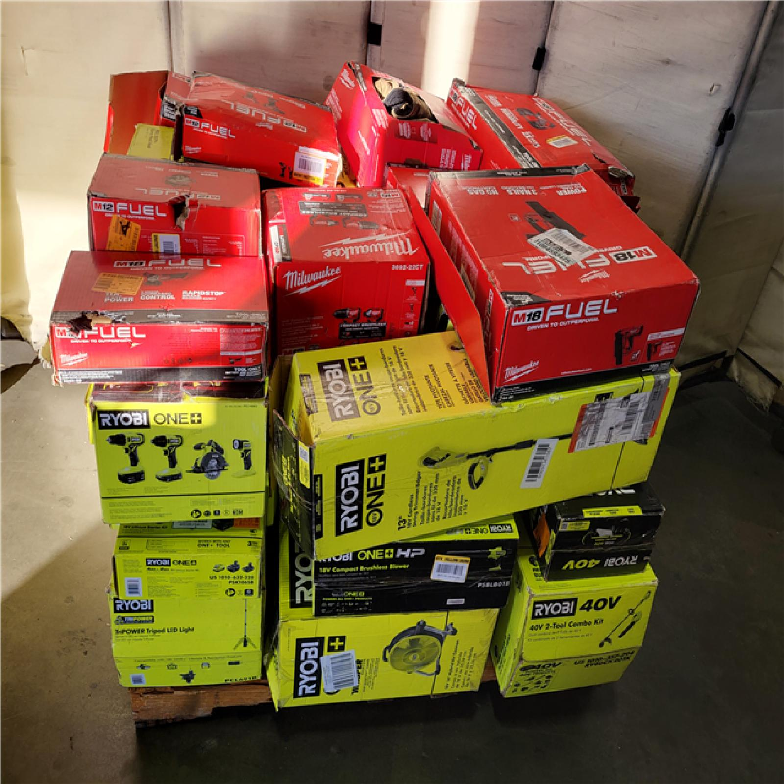 🧰Last day to reduce price!⏳  MIXED TOOLS PALLET – LOT ID: 251035 – Untested Customer Return