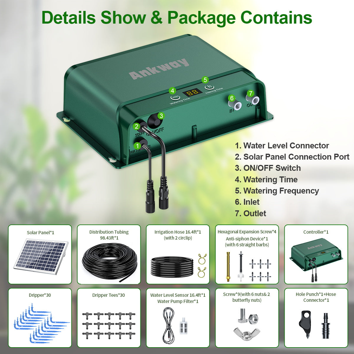🔥【Buy 1 Get 10 Free】Solar-Powered Drip Irrigation Kit for Effortless Gardening | Multi-Timing Modes | Supporting farm irrigation⭐⭐⭐⭐⭐